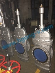 DIN/JIS cast steel wcb parallel flange gate valve 
